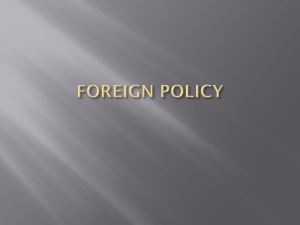 FOREIGN POLICY