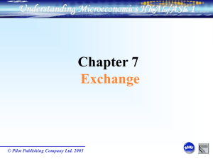 Ch 7 Pure exchange