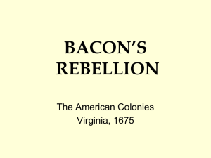 bacon's rebellion