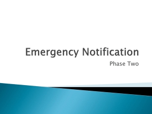 Emergency Notification - Harper College Departmental Websites