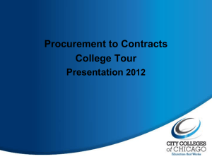 Procurement to Contracts Presentation