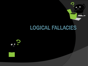 Logical Fallacies - Riverdale High School