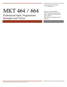 MKT 464 / 664