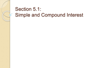 Compound Interest