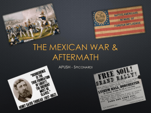 The Mexican War - White Plains Public Schools