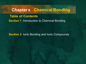 Ch. 6 PowerPoint: Sections 1 and 3