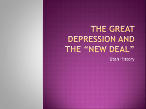 The Great Depression and The - Jacobs History and English