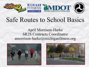 SRTS Basics - Safe Routes to School