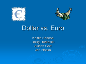 Dollar vs. Euro