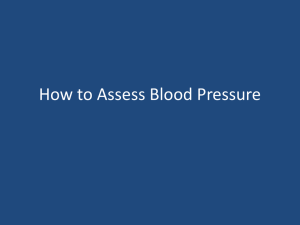 How to Assess Blood Pressure