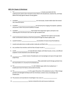 MED 154: Chapter 16 Worksheet The is closely associated with the