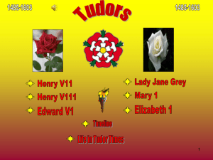 The_Tudors - Primary Resources