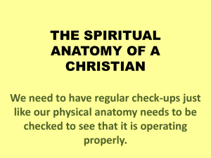 the spiritual anatomy of a christian