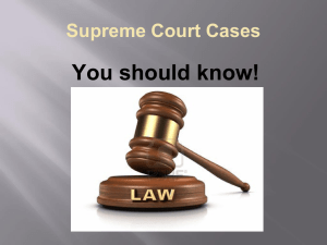 Supreme Court Cases - Kenston Local Schools