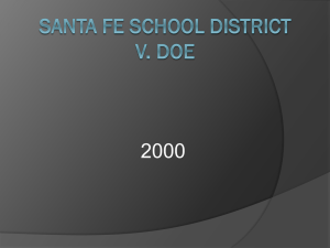 Santa Fe School District v. Doe
