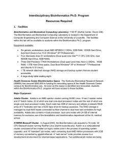 Bioinf proposal additional info 20101010