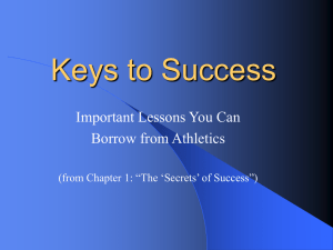 Secrets of Success PowerPoint