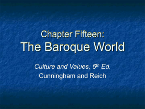 Chapter Fifteen: The Baroque World