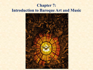 Chapter Five: Baroque Art and Music
