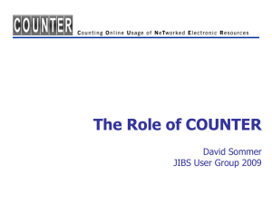 The role of Counter