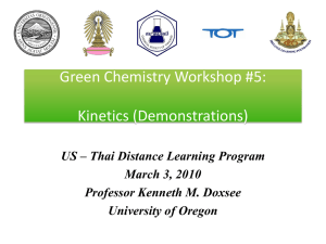 Green ChemistryWorkshops