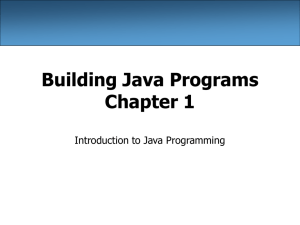 CSE 142 Python Slides - Building Java Programs