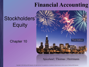 Stock dividends - McGraw