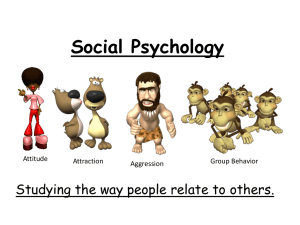 Social Psychology (8–10%)