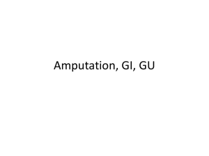 6.17.13 Amputation, GI, GU Review