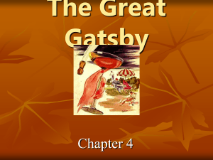 The Great Gatsby - mrkulpsenglishclass