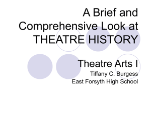 THEATRE HISTORY