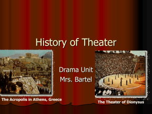 History of Theater PowerPoint