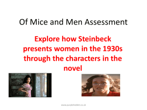 Of Mice and Men Assessment