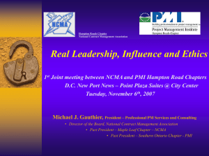 Real Leadership Influence and Ethics