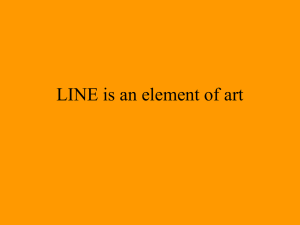 LINE is an element of art