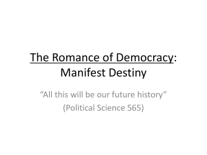 13 Manifest Destiny (10/22)