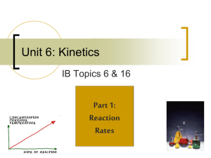 Reaction Rates