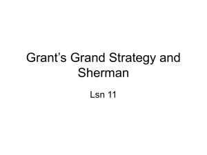Grant's Grand Strategy - The University of Southern Mississippi