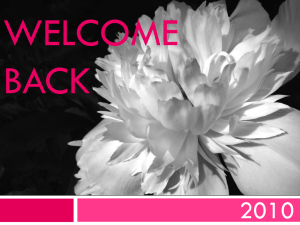 Welcome Back - Kings County Office of Education