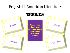 English III American Literature