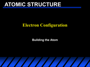 3.3 Electron Configuration ppt