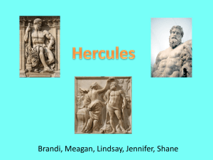 Hercules - Ms. Garrison