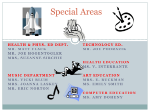 Special Areas - Norristown Area School District