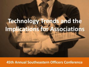 Technology Trends for Associations