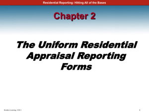 Residential Reporting: Hitting All of the Bases