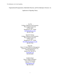 Ozcan, S. and Overby, ML 2010. A cognitive model of stock market