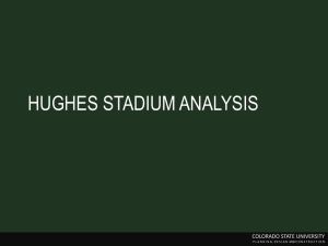 Hughes Stadium Analysis - Colorado State University
