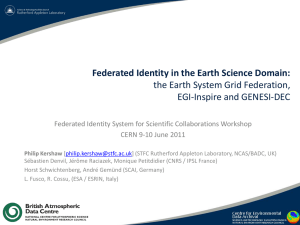 Federated_Identity_in_the_Earth_Science_Domain - Indico