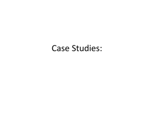Case Studies: