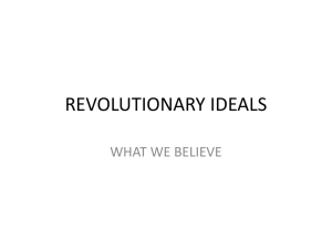 revolutionary ideals
